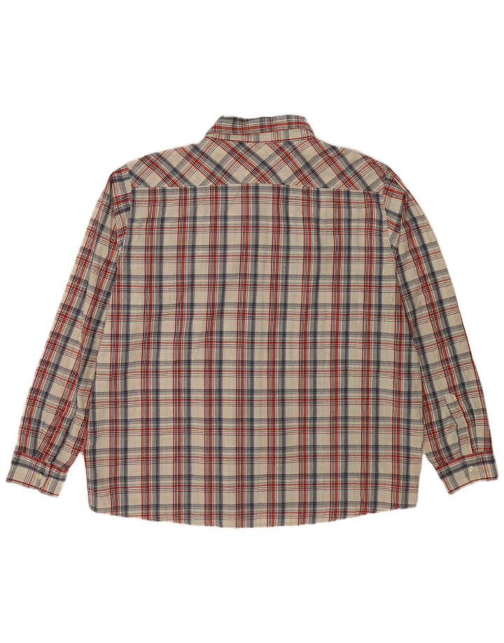 Camisa de hombre Wrangler 3XL Algodón a cuadros multicolor