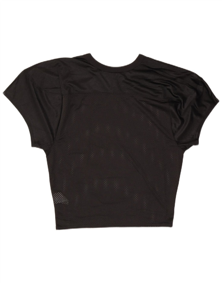 Camiseta NIKE para mujer Top UK 44 Mediano Negro Poliéster