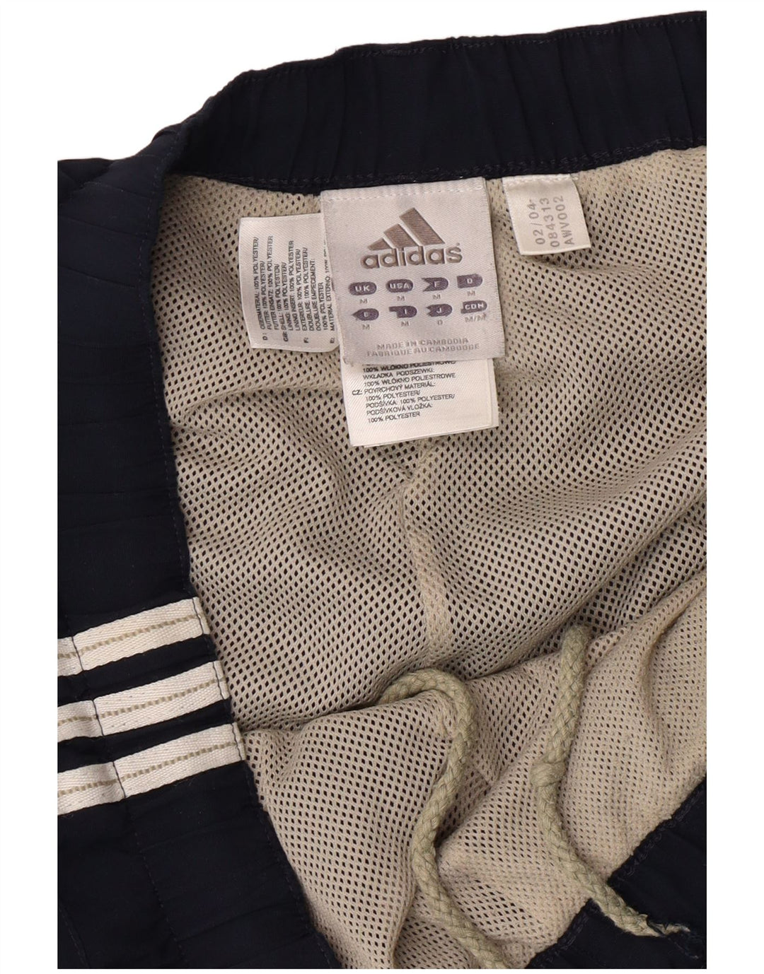 Pantalón de chándal ADIDAS Hombre Poliéster azul marino medio