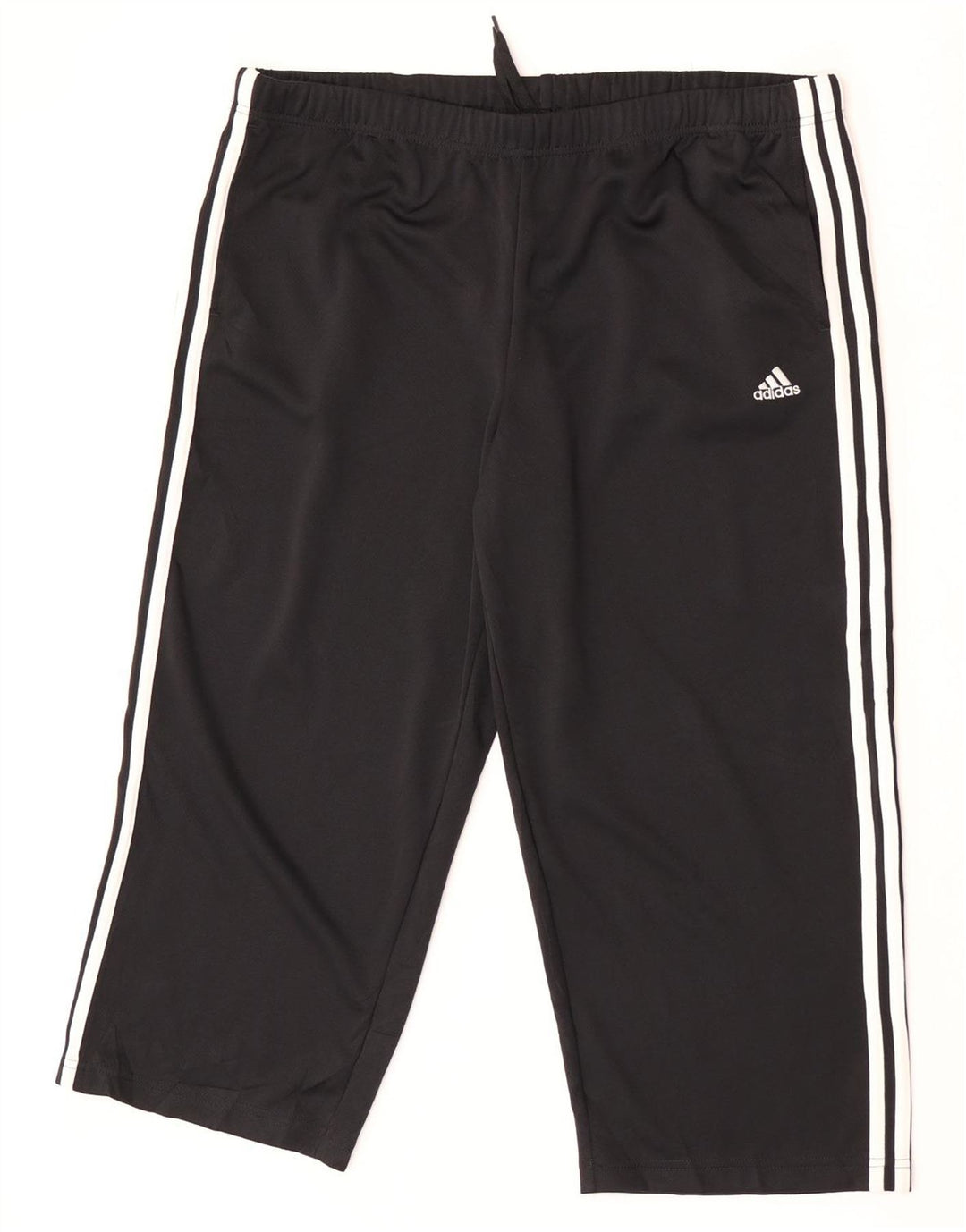 Adidas Climalite Capri Pantalones de Chándal para Mujer UK 18 XL Poliéster Negro