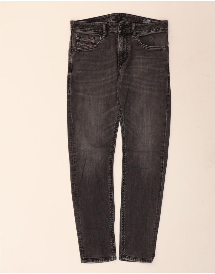Diesel Hombre Thanaz Slim Jeans W32 L30 Algodón Gris