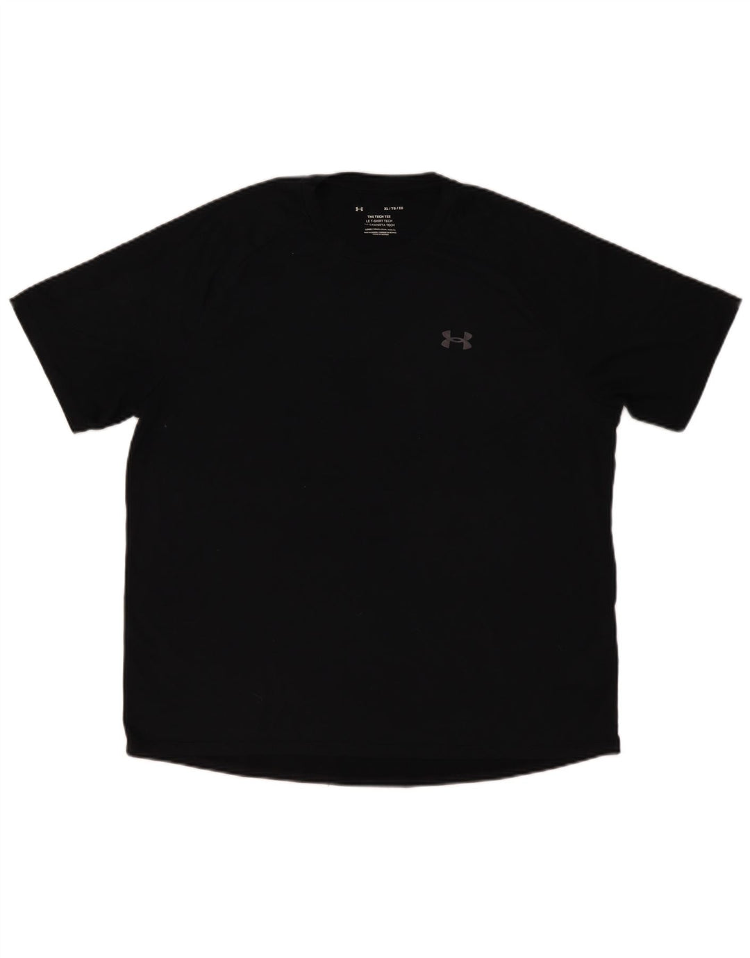 Under Armour Camiseta Hombre Top XL Poliéster Negro