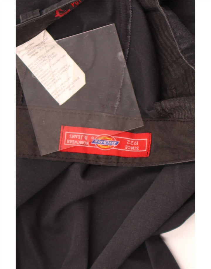 Dickies Pantalón chino recto para hombre W36 L34 Poliéster negro