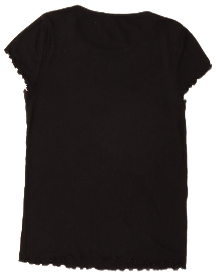 Gap - Camiseta alta para mujer, talla 40, talla M, color negro