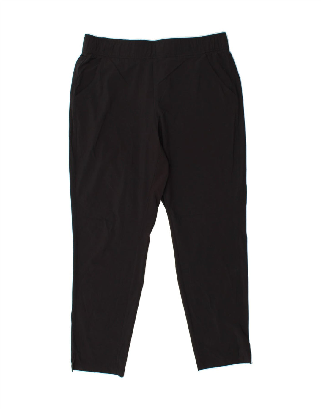EDDIE BAUER Womens Slim Casual Trousers Medium W30 L27 Black Polyester Vintage Eddie Bauer and Second-Hand Eddie Bauer from Messina Hembry 