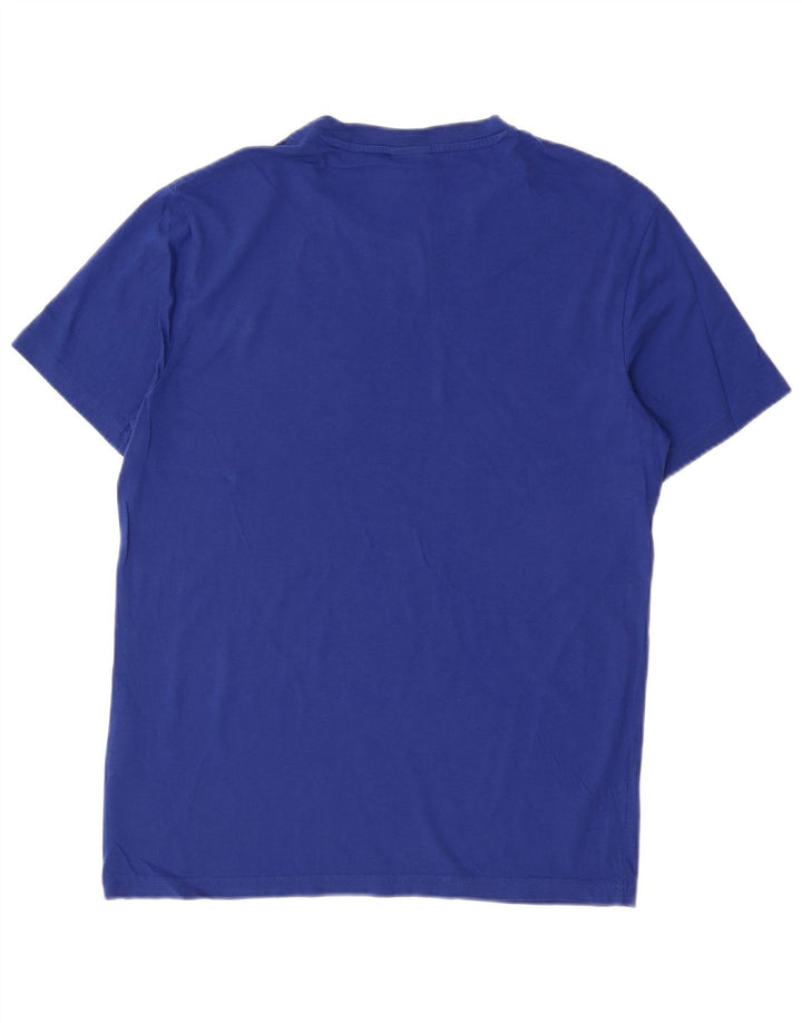 Champion Camiseta Gráfica Para Hombre Top Algodón Azul Medio