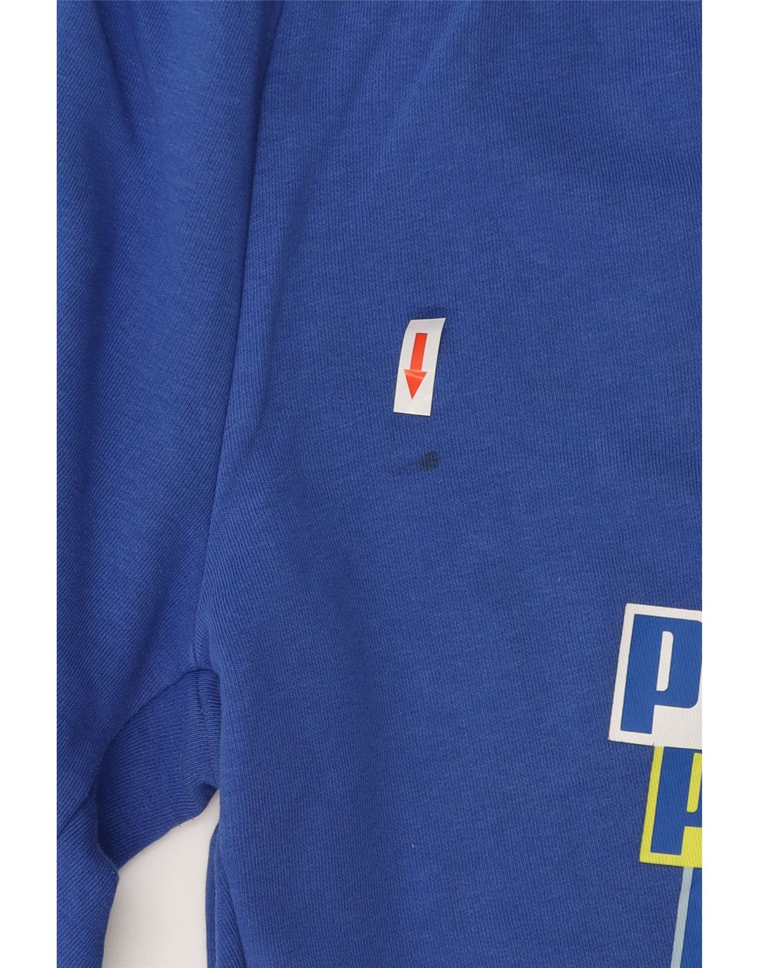 Pantalones cortos deportivos con gráficos Puma para hombre de algodón azul medio