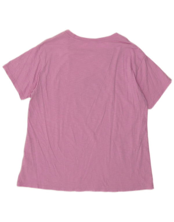J. Crew Camiseta gráfica para mujer Top UK 42 Algodón rosa medio