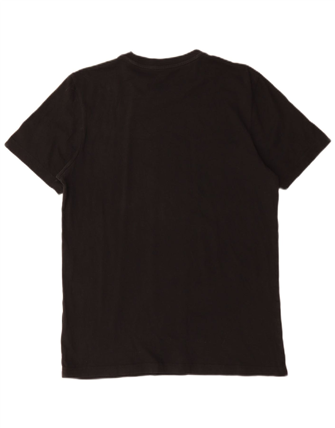 Adidas Camiseta gráfica de tres rayas para hombre Top mediano de algodón negro
