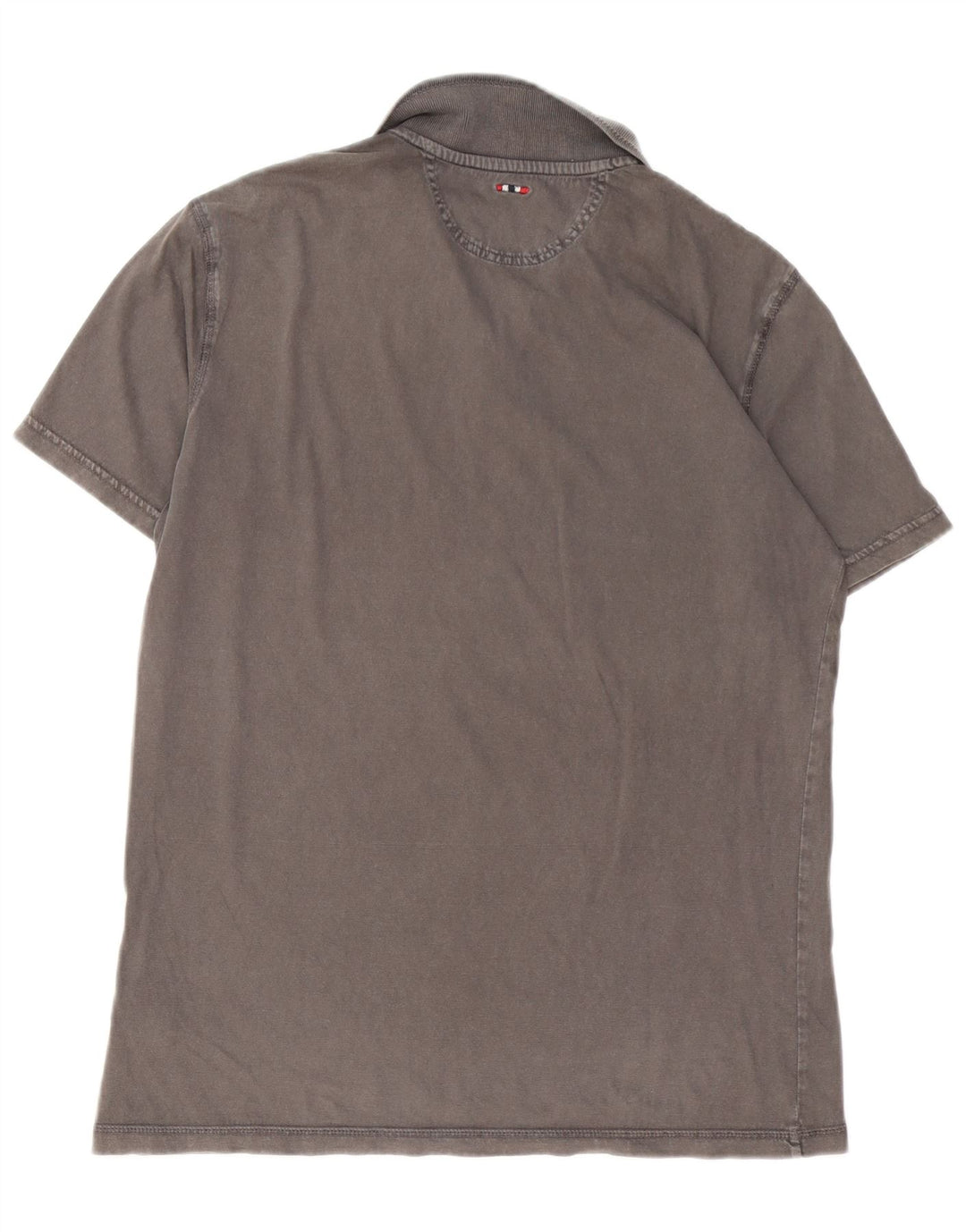 NAPAPIJRI Polo para hombre de algodón gris grande