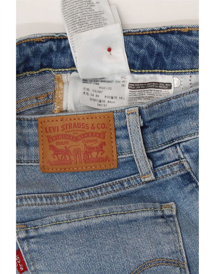Levi's Mujer 715 Vaqueros Bootcut W23 L32 Algodón Azul