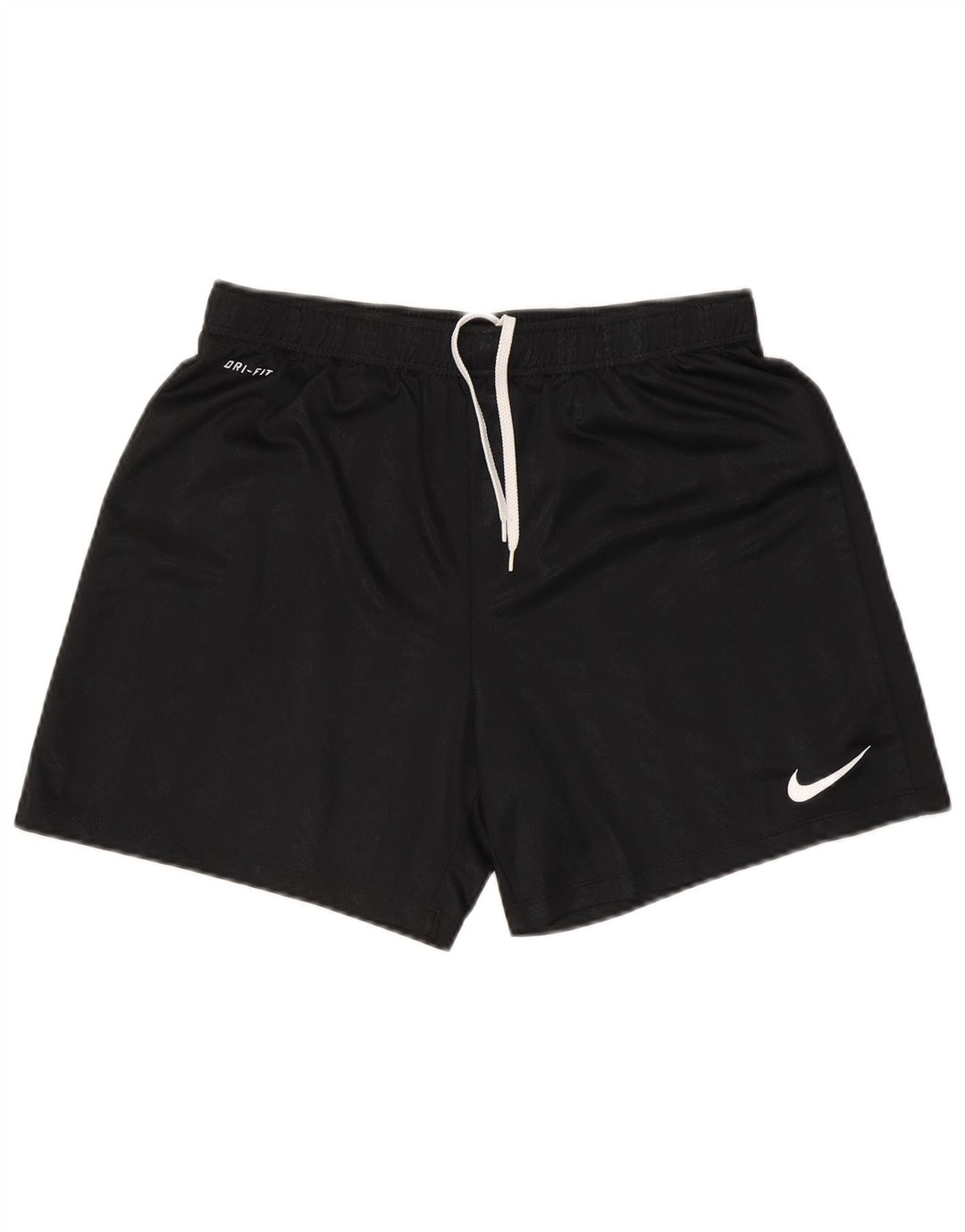 Nike Dri Fit - Pantalones cortos deportivos para hombre (poliéster a rayas), color negro