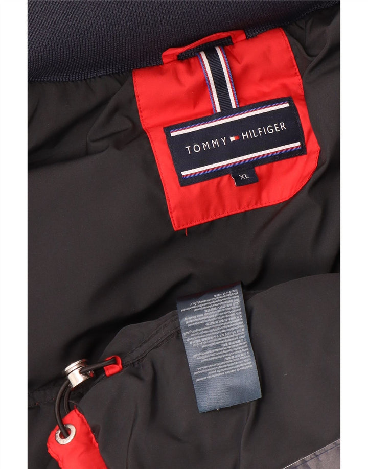 Tommy Hilfiger Chaleco acolchado para hombre UK 42 XL Poliéster rojo