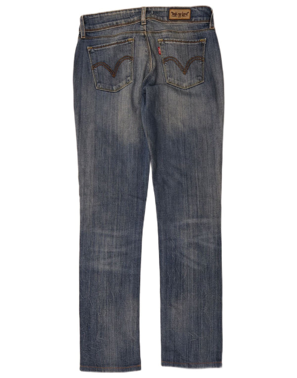 Levi's Mujer 571 Slim Jeans W29 L30 Algodón Azul