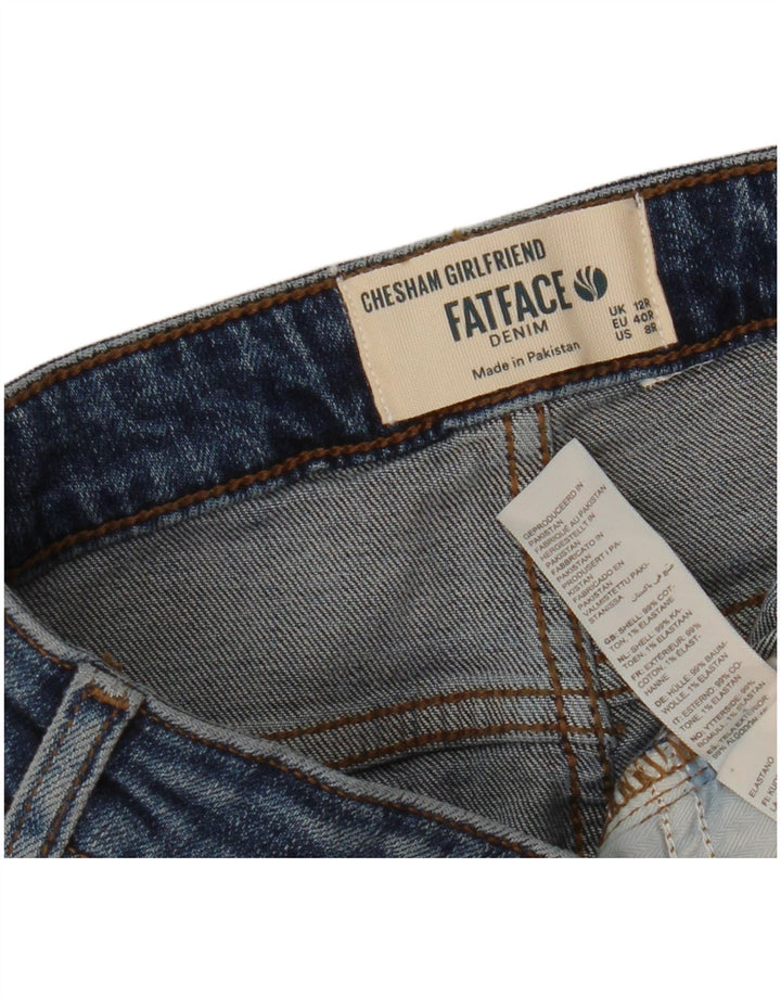 Vaqueros ajustados Chesham Girlfriend para mujer de Fat Face UK 12 Medium W32 L27 Azul