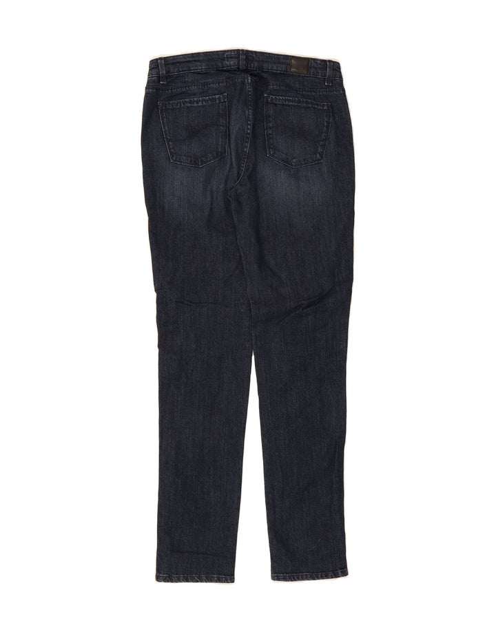 TRUSSARDI Womens Slim Jeans W34 L33 Navy Blue Vintage Trussardi and Second-Hand Trussardi from Messina Hembry 