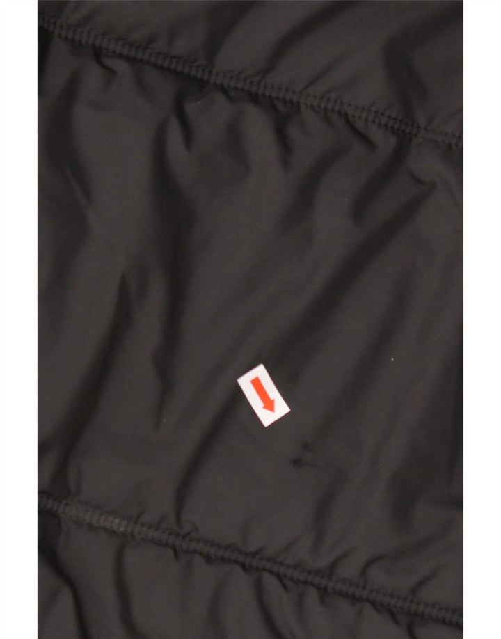 JACK WOLFSKIN Chaqueta acolchada con capucha para hombre UK 40 Medium Negro Poliéster