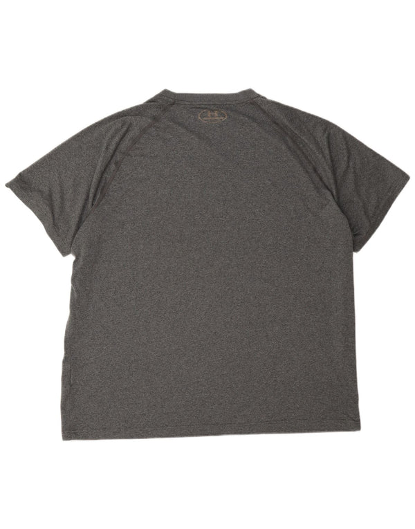 Under Armour Camiseta Heat Gear para hombre Top XL gris moteado