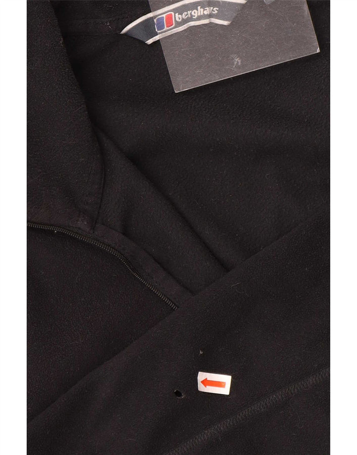 Berghaus Jersey Polar Hombre con Cremallera y Cuello XL Poliéster Negro