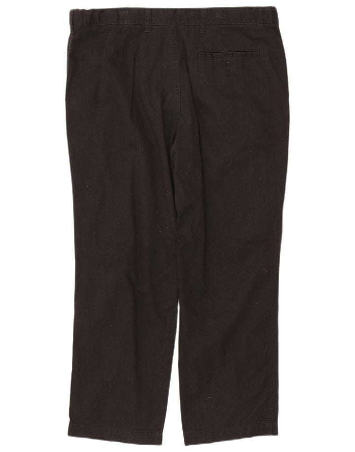 MARKS & SPENCER Pantalón chino recto de corte regular para hombre W38 L29 Negro