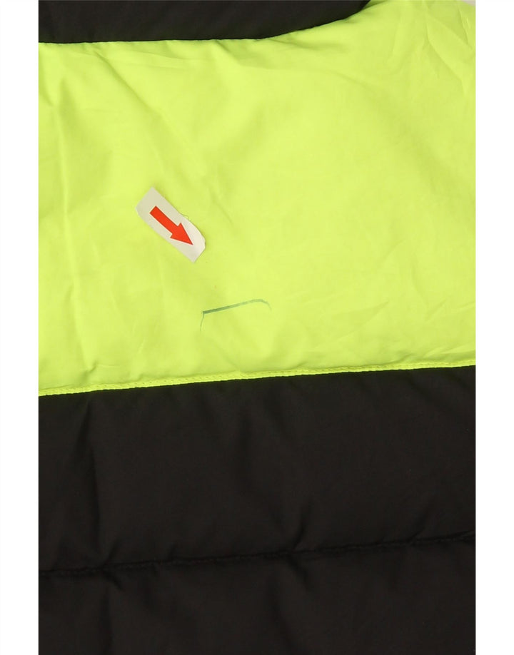 Nike Chaleco acolchado para niños 8-9 años Pequeño negro Colorblock Poliéster