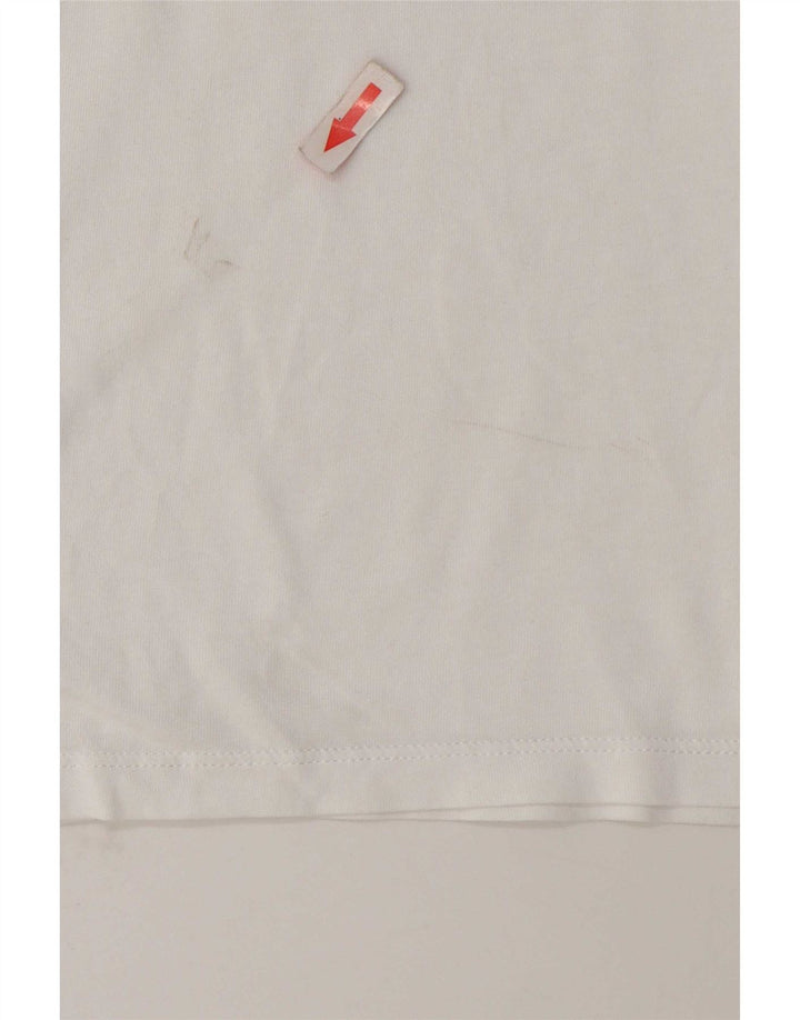 Levi's - Camiseta gráfica para mujer, talla 40, talla mediana, color blanco