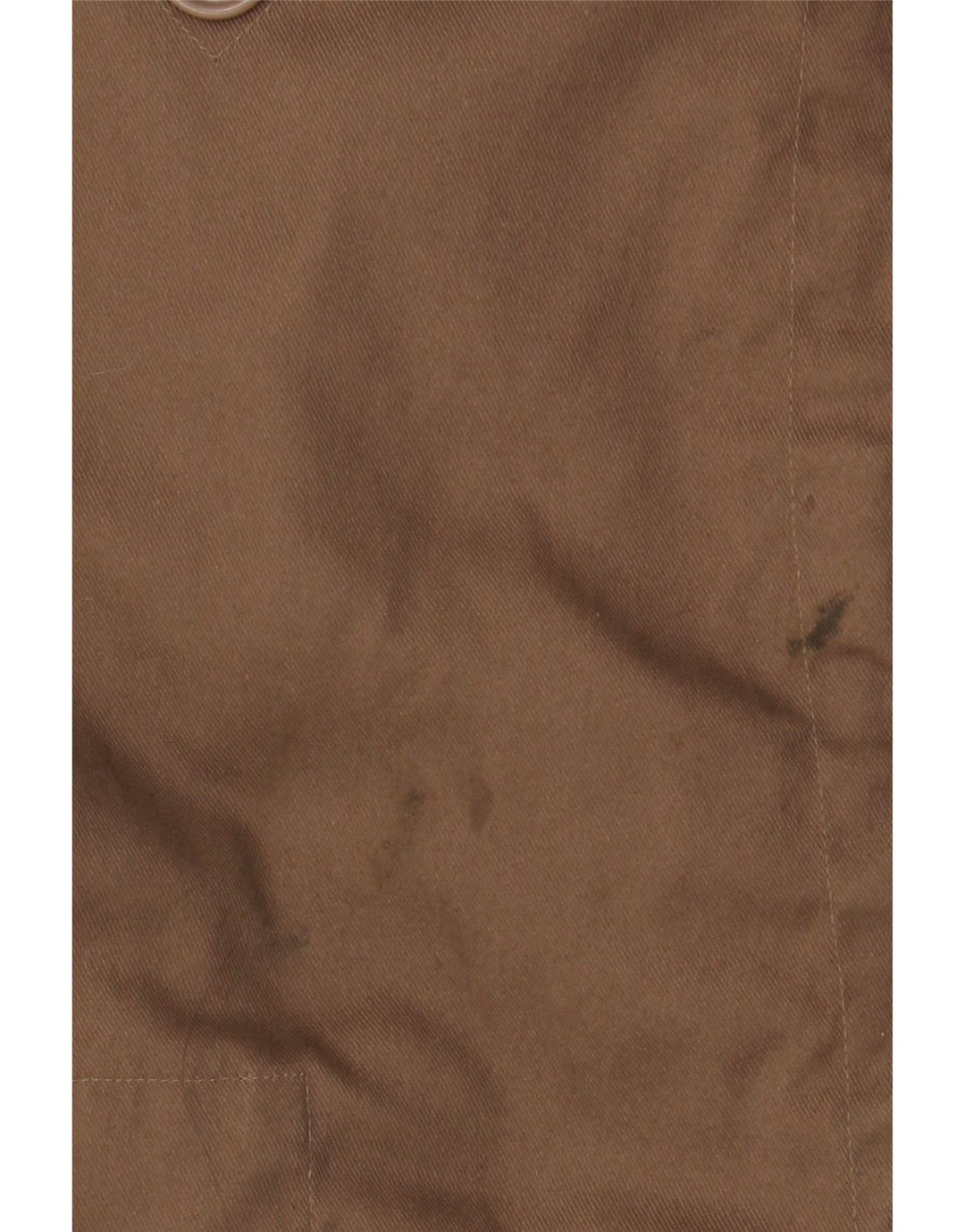 VINTAGE Chaqueta Parka con capucha para hombre Reino Unido 42 XL Poliéster marrón