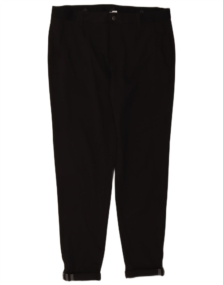 Adidas Pantalones Chinos Slim Para Hombre W34 L29 Poliéster Negro