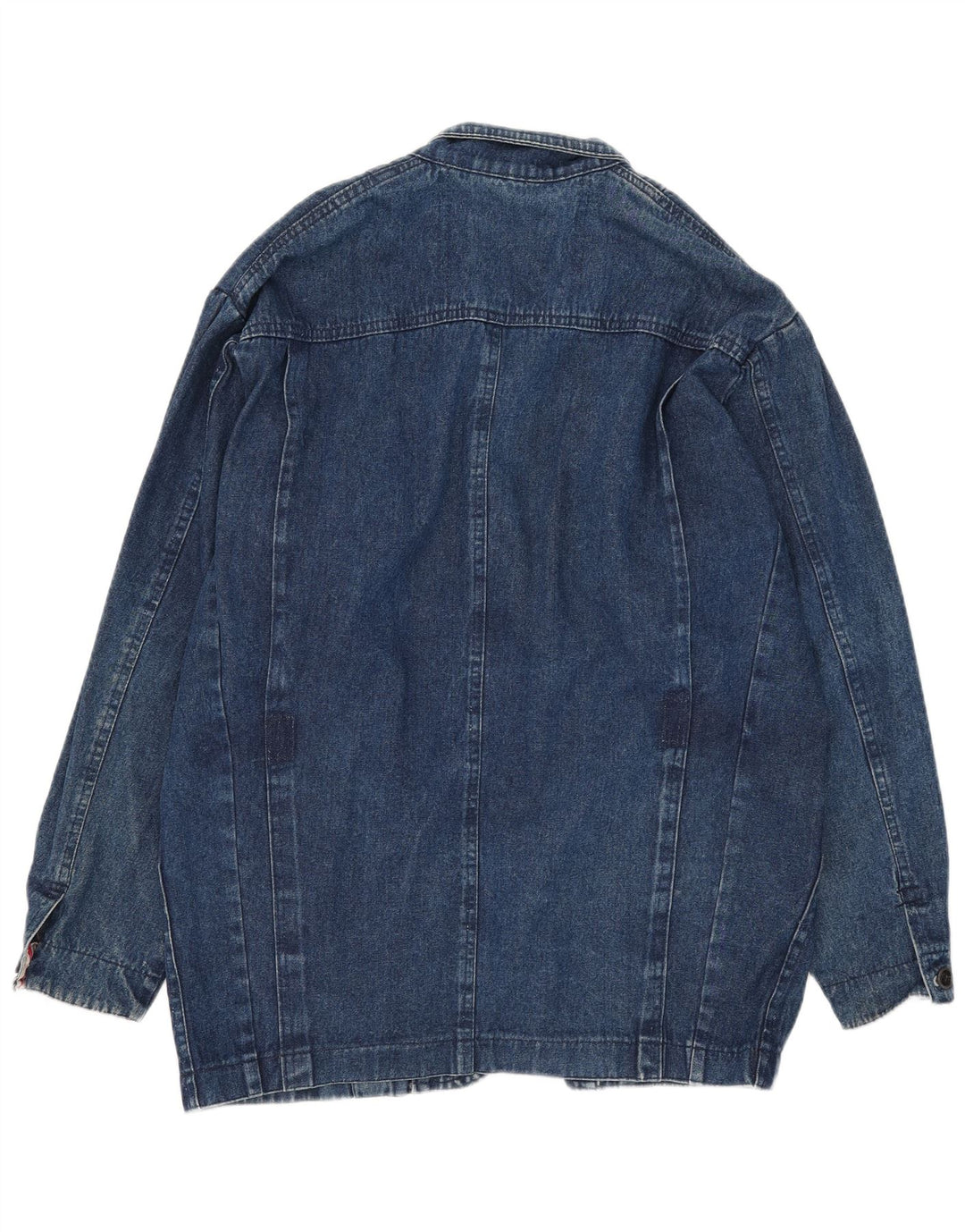 Vintage hombres chaqueta de mezclilla Reino Unido 42 XL azul