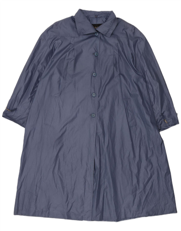 Claude Havrey Abrigo extragrande para mujer EU 41 Poliéster azul medio