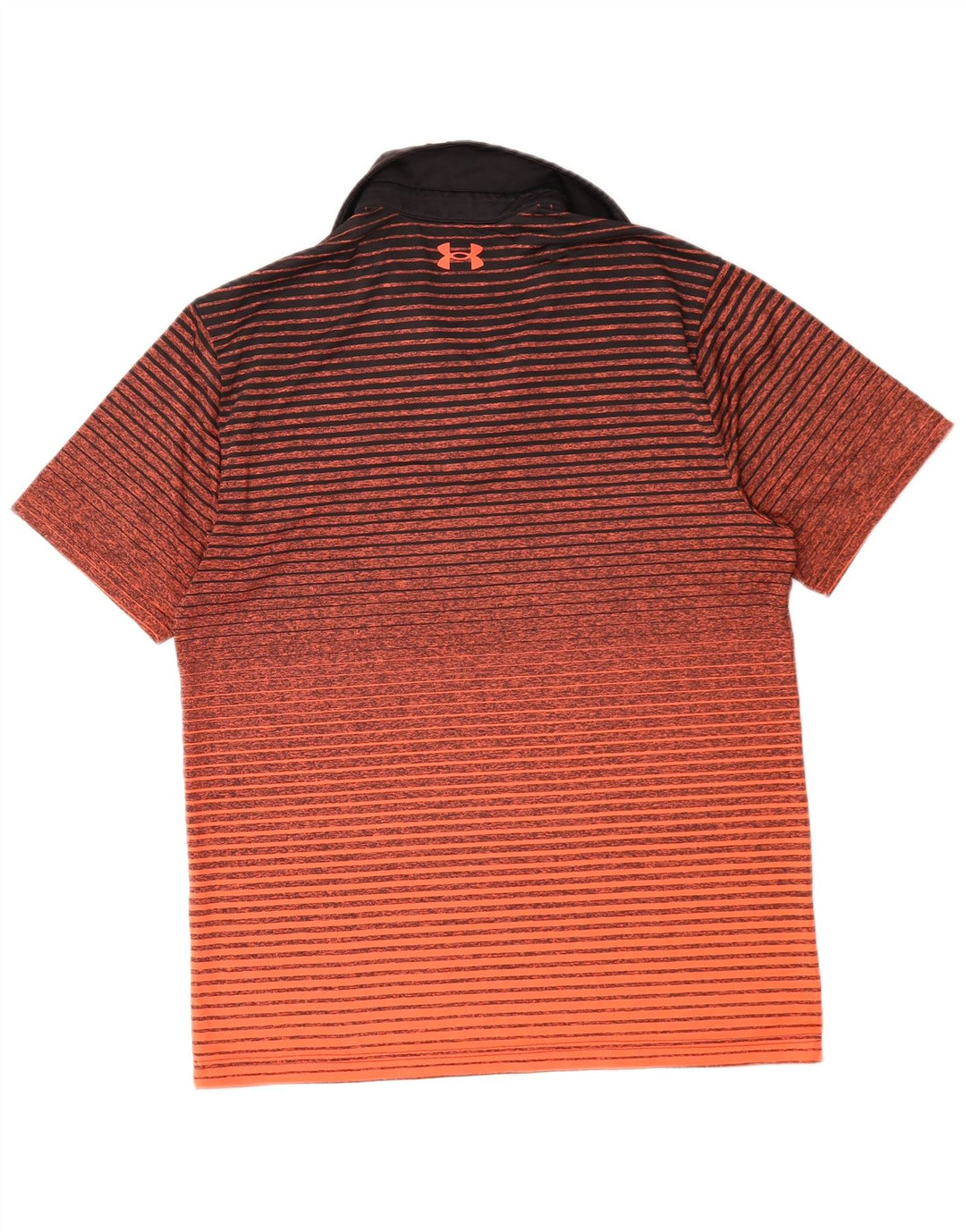 Under Armour Polo Heat Gear para hombre Poliéster a rayas naranja medio