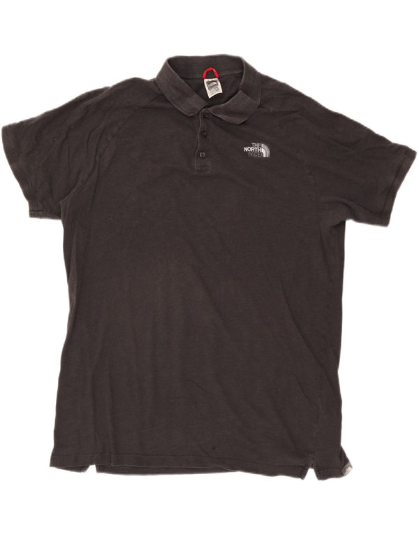 The North Face Mens Polo Shirt 2XL Grey Cotton