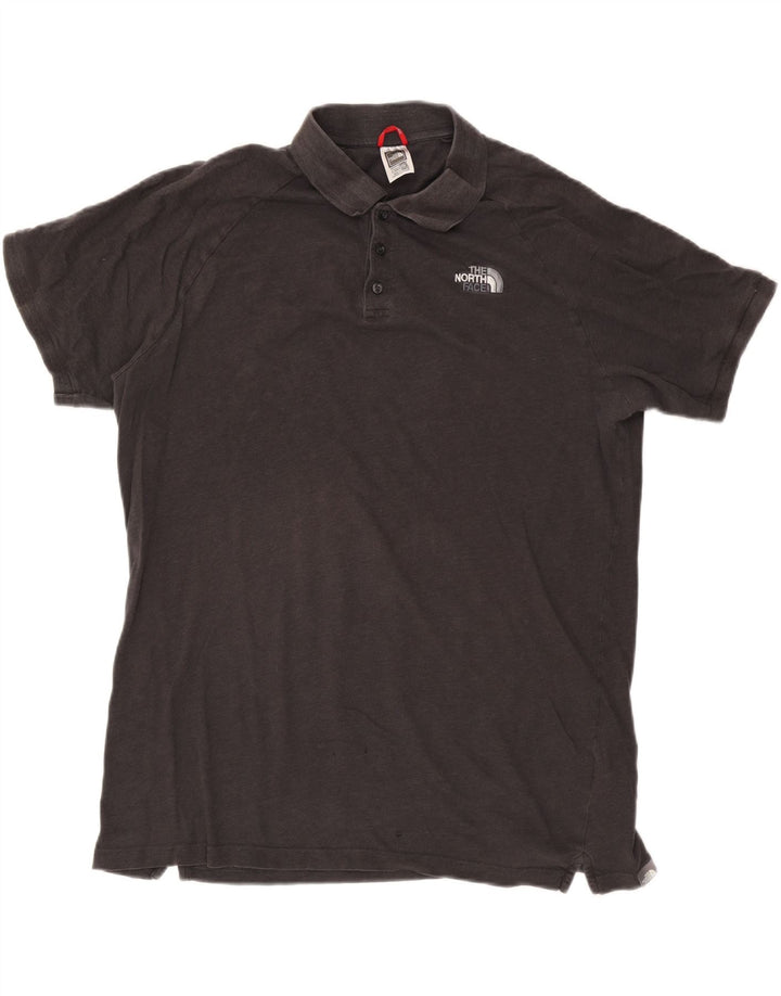 The North Face Mens Polo Shirt 2XL Grey Cotton