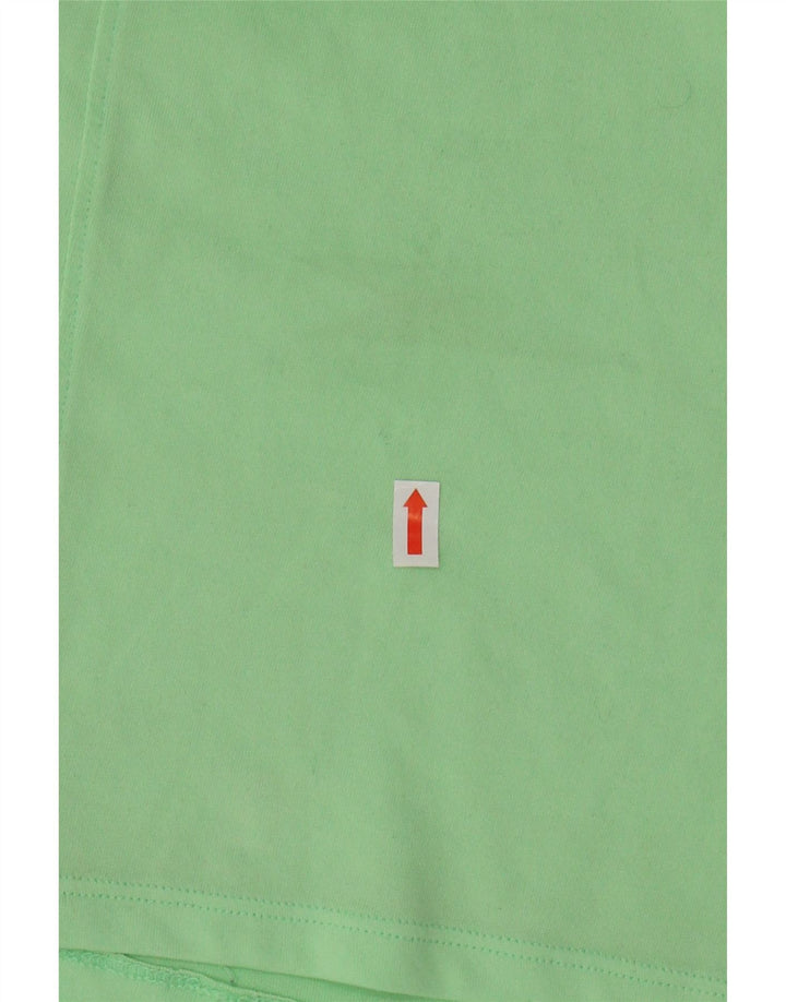 UNDER ARMOUR Hombre Camiseta gráfica Top Small Verde Colorblock Poliéster