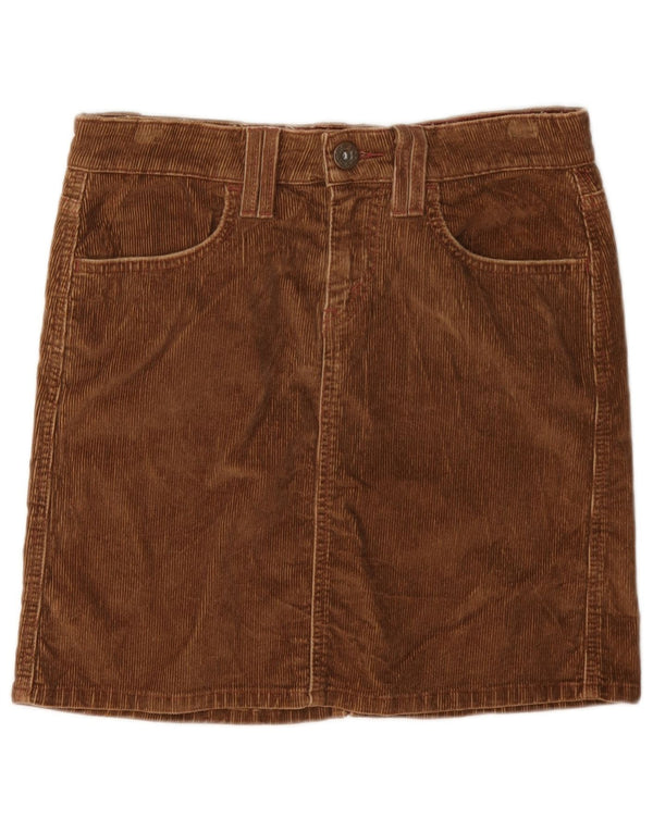 Levi's Minifalda de pana para mujer US 3 Small W30 Algodón marrón