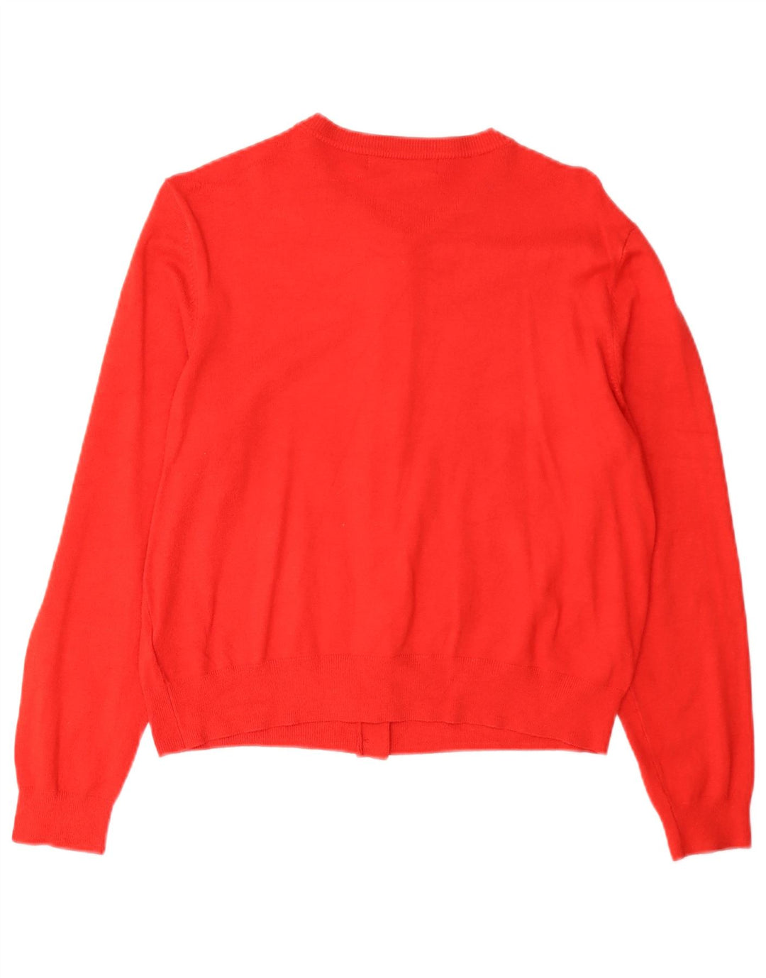 Marks & Spencer Suéter tipo cárdigan para mujer UK 46 Viscosa roja grande