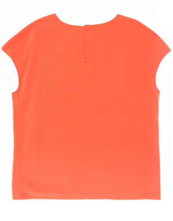 Blusa vintage para mujer Top UK 18 XL Naranja