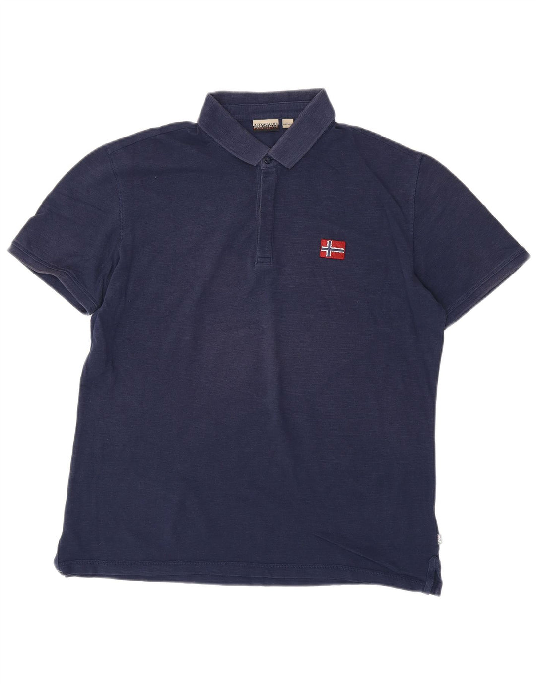 NAPAPIJRI Polo Hombre XL Azul Marino Algodón