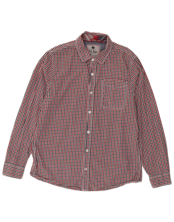 Camisa de hombre Fat Face XL Algodón a cuadros multicolor