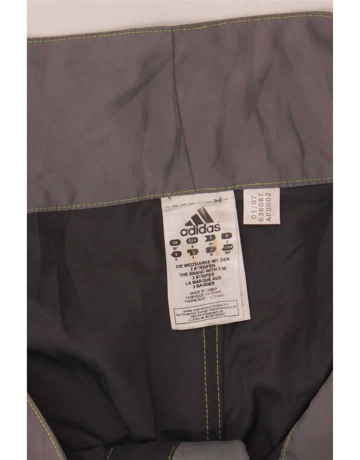 Adidas Hombre Shorts De Baño Gráfico Poliéster Color Block Gris Medio