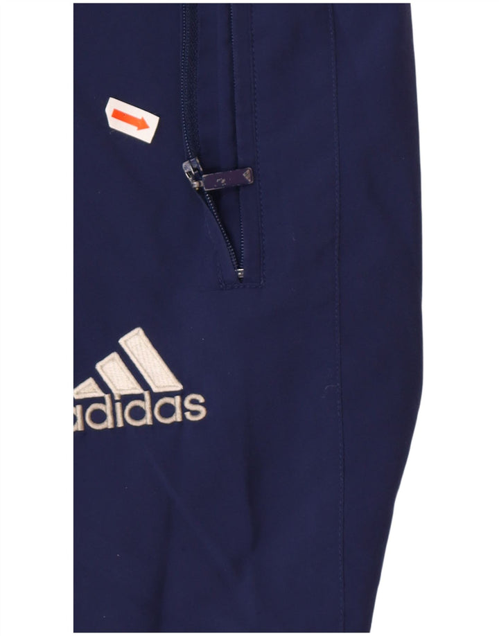 ADIDAS Pantalones de chándal para hombre Joggers UK 44/46 Large Azul marino Poliéster