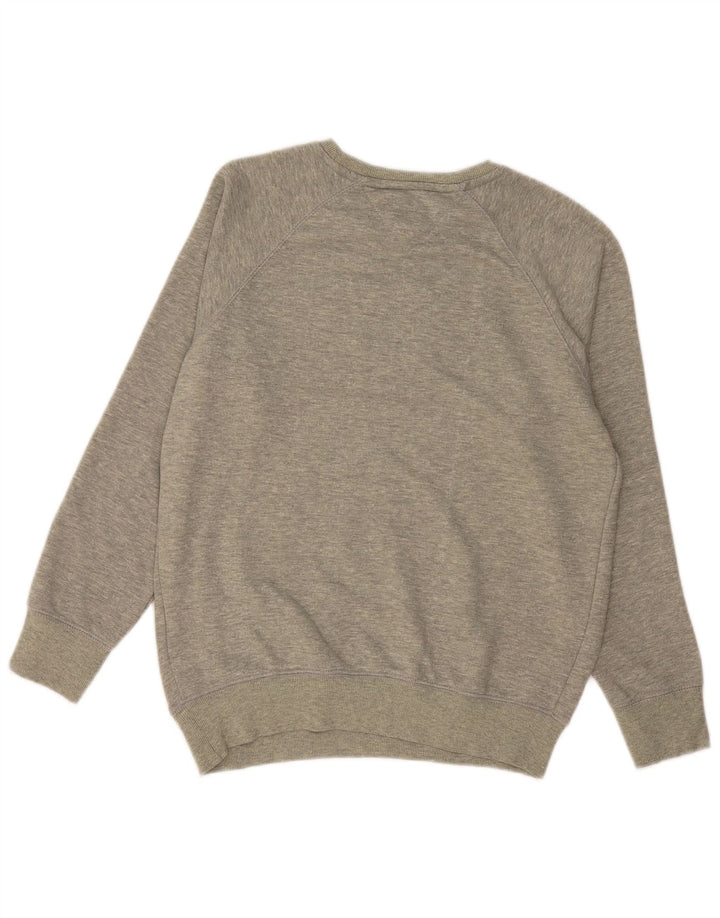 TOMMY HILFIGER Sudadera gráfica para hombre Jumper Small Gris Algodón