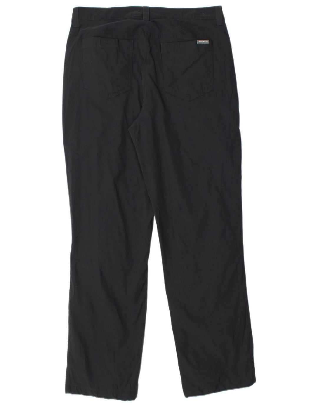 EDDIE BAUER Pantalón cargo recto para hombre W32 L30 Nylon negro