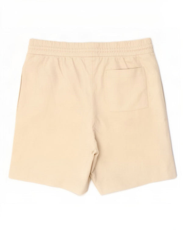 Zara Hombre Shorts Sport XL Algodón Beige