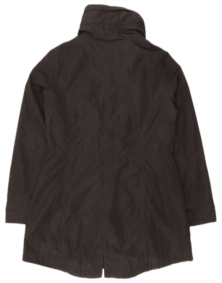 Michael Kors Parka con capucha para mujer UK 10 Small Poliéster negro