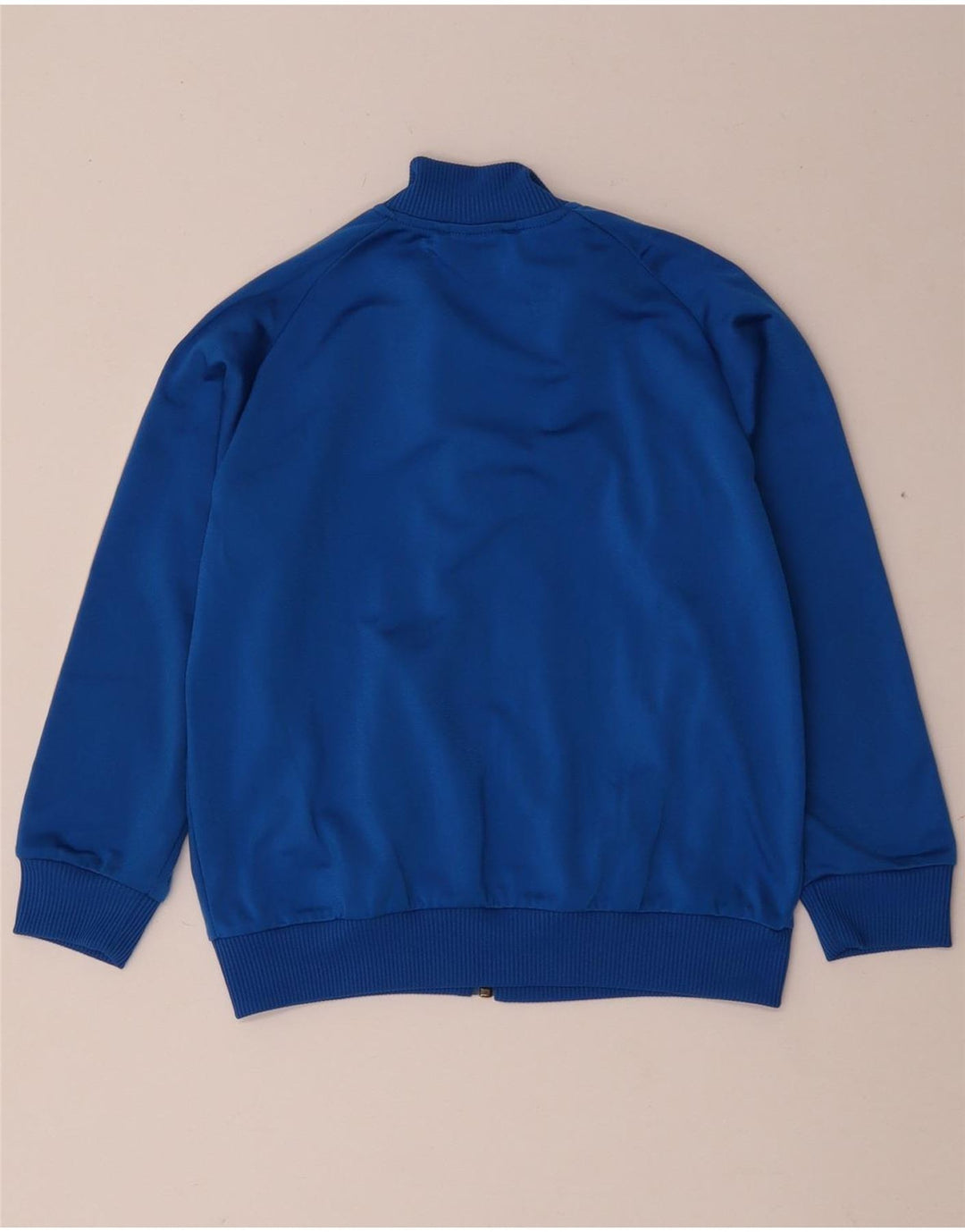 Adidas - Chaqueta de chándal para niño, 7-8 años, color azul, poliéster