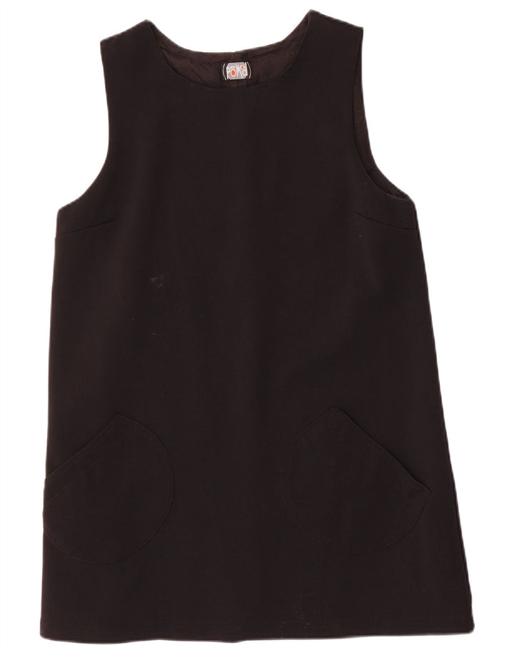 Promod Vestido recto sin mangas para mujer UK 42 Mediano Poliamida negra