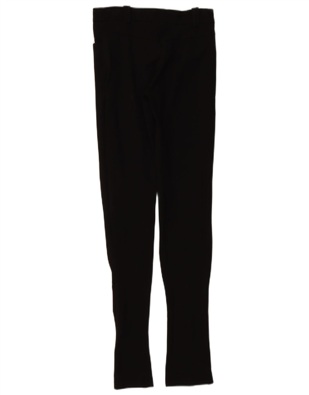 ZARA Mujer Pantalón Casual Skinny XS W24 L32 Negro Sintético