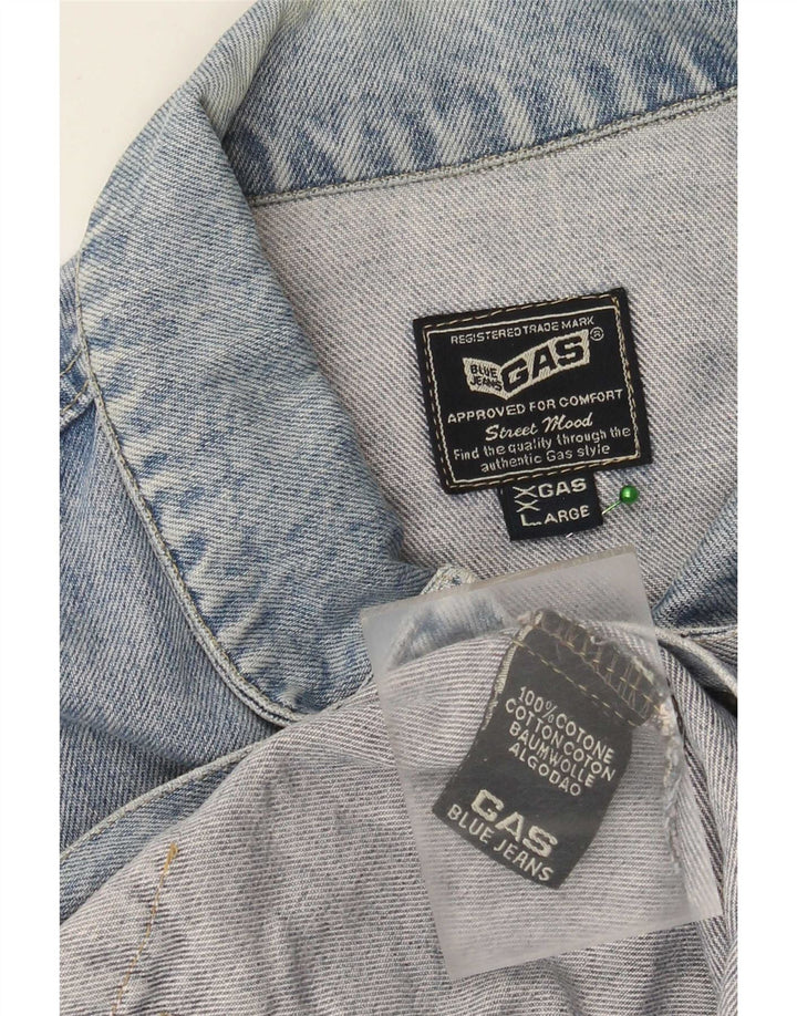 Chaqueta Vaquera Gas Hombre 2XL Algodón Azul