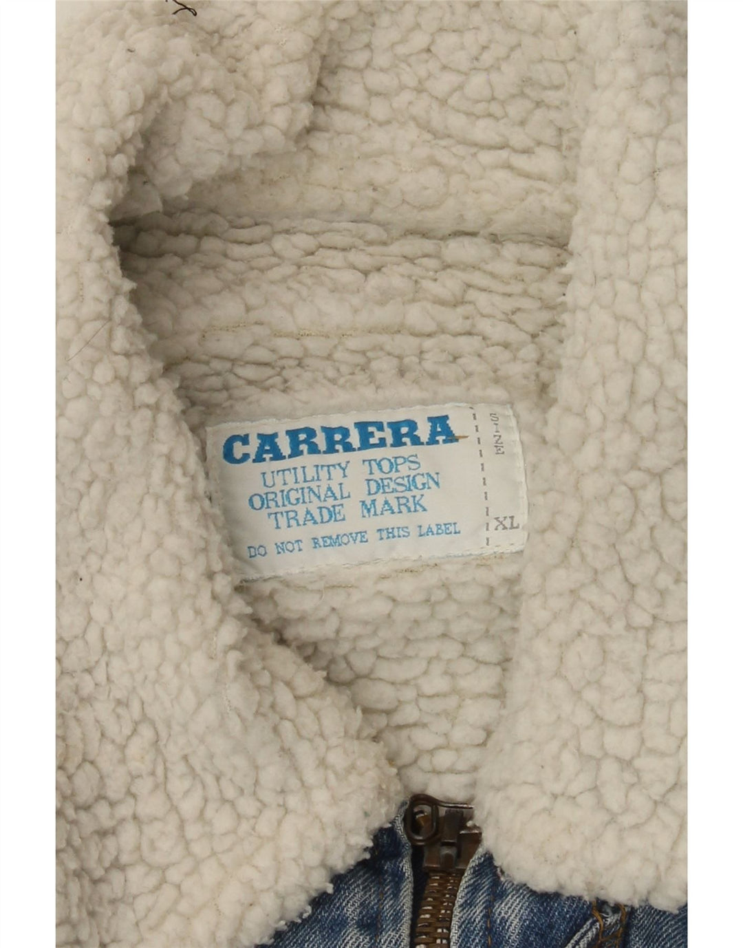 Carrera Chaqueta vaquera Sherpa para hombre UK 42 XL Azul